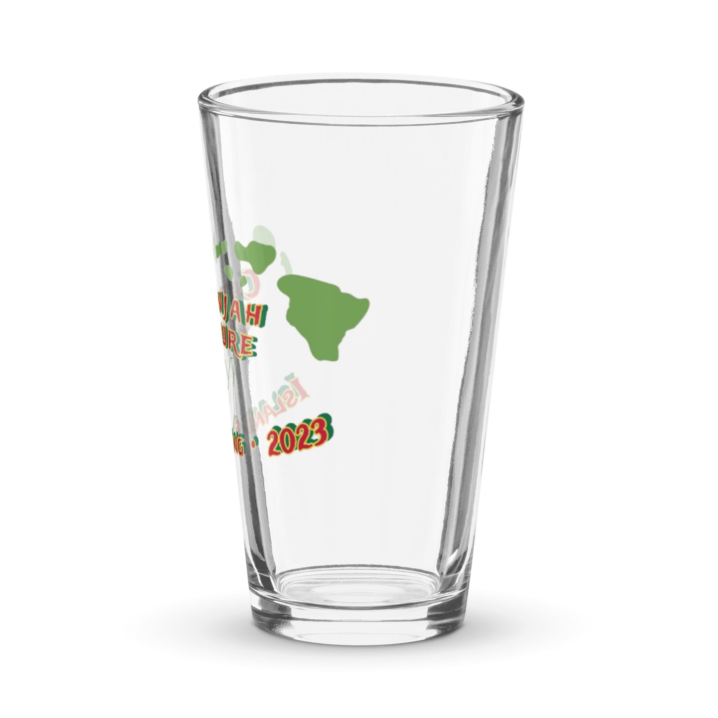 Island Strong Hand Made Shaker Pint Glass