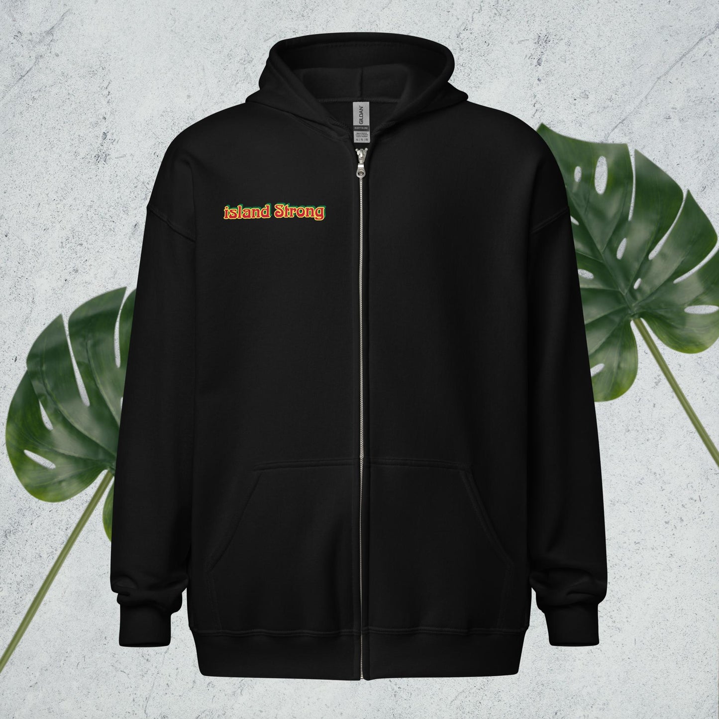 Island Strong heavy blend zip hoodie